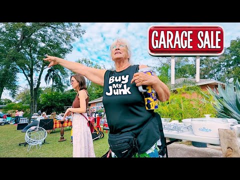 Garage Sale dude had an Attitude...