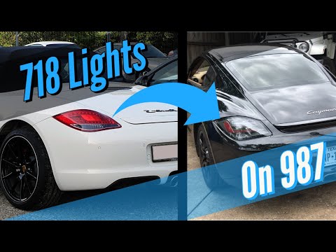 718 Tail Light Upgrade For 987 Cayman | Best Visual Upgrade