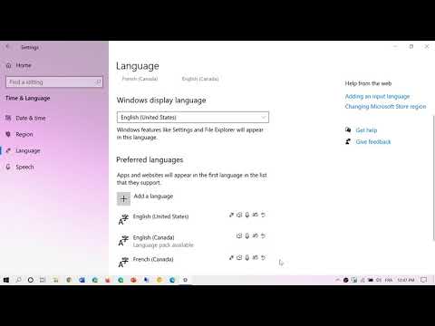 Windows 10 HOW TO Change display language July 23rd 2020