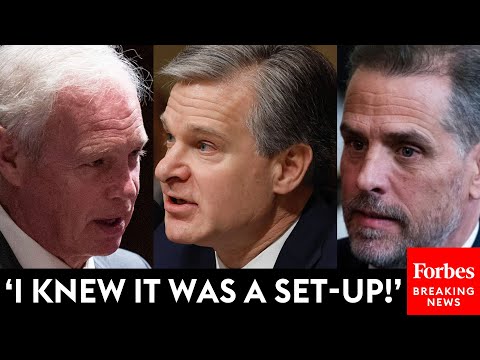 NEW: Ron Johnson Confronts FBI Director For Targeting Him With 'Set-Up' Over Hunter Biden Concerns