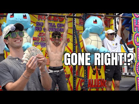 V10 Climbers Try to Beat Carnival Scams