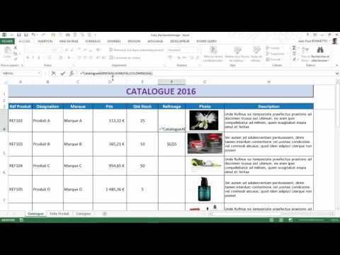 Excel - Comment afficher des images dynamiquement dans une feuille