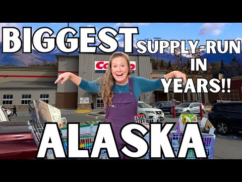 12 Hours, 7 Stores, 1 Massive Alaska Supply Run! Anchorage #costco #walmart #homedepot #shopping