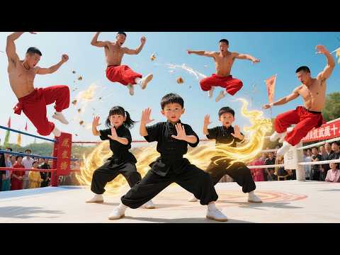 Bullied mom gets saved: her three kids unlock powers and chase the bad guys away!