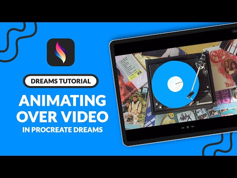 How To Animate Over Video | Procreate Dreams Tutorial