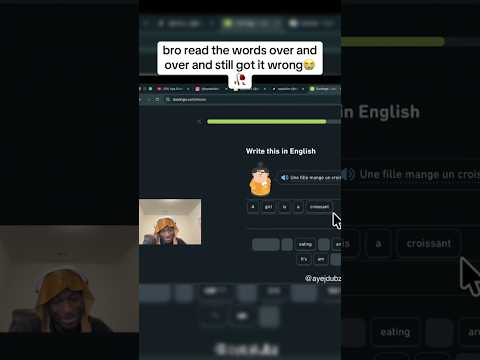 bro read the words over and over again and still got it wrong…