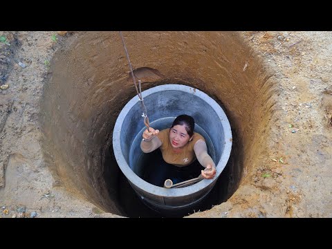 TIMELAPSE: Diging a Deep Well In Search Of Clean Water - START To FINISH Farm Building Off Grid