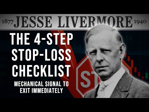 ✍️ The 4-Step Stop-Loss Checklist | Livermore's Mechanical Signal to Exit Immediately