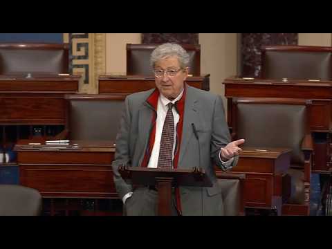 Kennedy talks tax savings and violent ICE protests on U.S. Senate floor