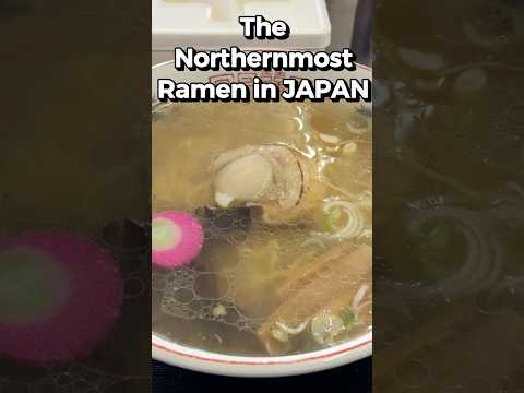 The Northernmost Ramen shop🍜 in Japan🇯🇵 #shorts