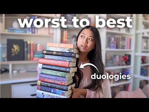 every single duology I've read... from worst to best 📚⭐️