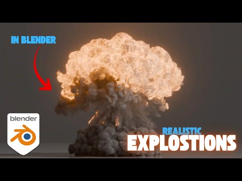 How to Create Realistic Explosions in Blender 🔥 | Step-by-Step Tutorial For Beginners