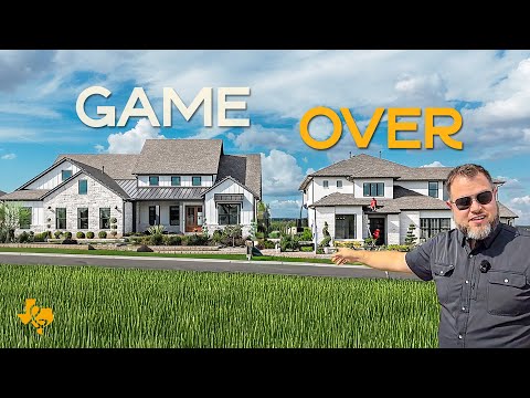 These 2 NEW LUXURY HOMES put other Builders TO SHAME | Drees Model Homes near Austin TX