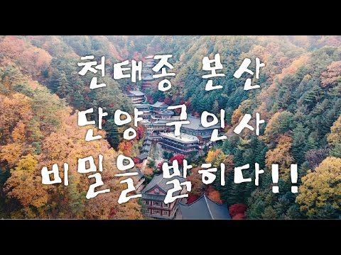 천태종 총본산, 단양 구인사의 비밀을 밝히다!!