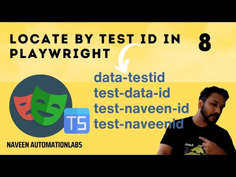 #8 - Data-Test-Id or Test-Data-ID - Locate by test id in Playwright+Typescript