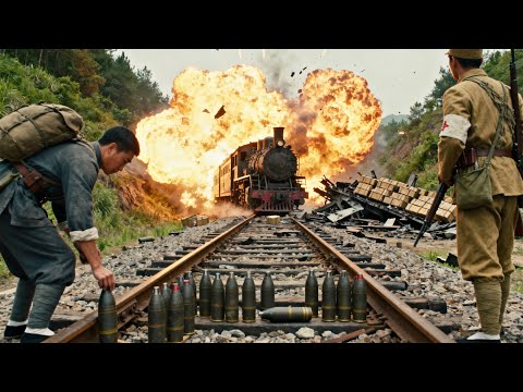 Eighth Route Army planted bombs on tracks, destroyed millions worth of Japanese supplies