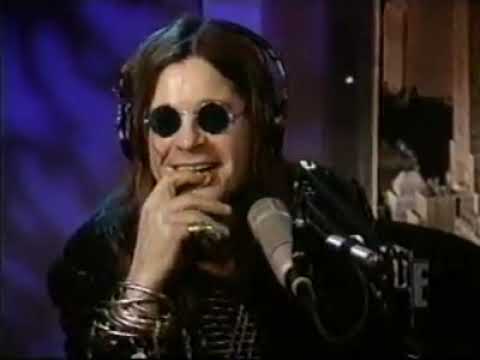 Ozzy Osbourne and Marilyn Manson together on Howard Stern