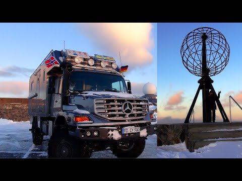 To the North Cape in February with Cytros 4x4 travel truck - VideoGustav