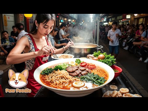 Amazing Vietnamese Street Food 2025 Compilation | Noodles & Banh Mi | You Cant's Stop Drooling