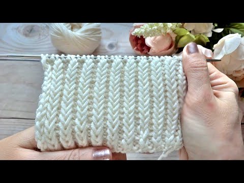 What a beauty! You've never knitted a rib like this before! For jumpers, cardigans, hats... MK