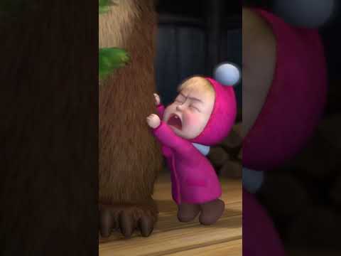 Don't try this at home! 🎪🟣 #OneTwoThreeLightTheChristmasTree #MashaAndTheBear #Shorts #kids #cartoon