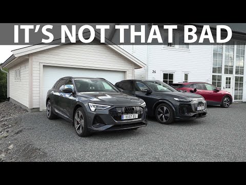 Audi e-tron 55 range test