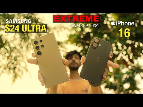 iPhone 16 VS Samsung S24 ULTRA CAMERA COMPARISON | EXTREME CAMERA TEST | CINEMATIC RESULTS