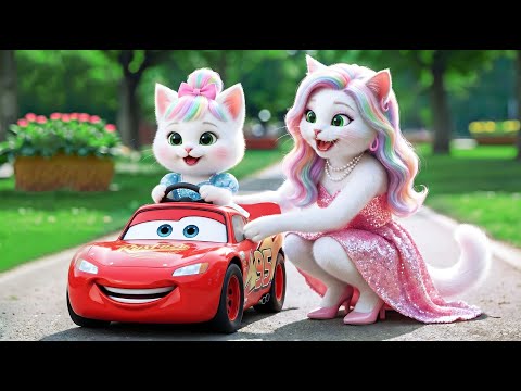 Mama Cat Works Hard to Buy McQueen Car Toy For Kitten's Dream Come True πΎππ | Cat Story