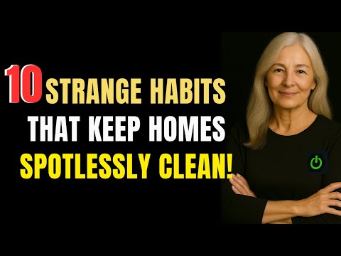 10 SURPRISING Habits of People with Spotlessly Clean Homes