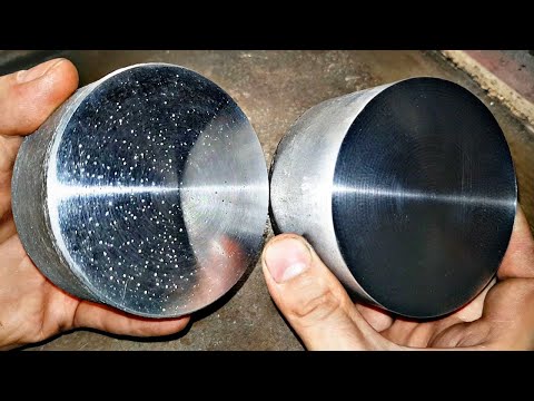 Flux-free and pore-free aluminum casting for the production of any turning blanks