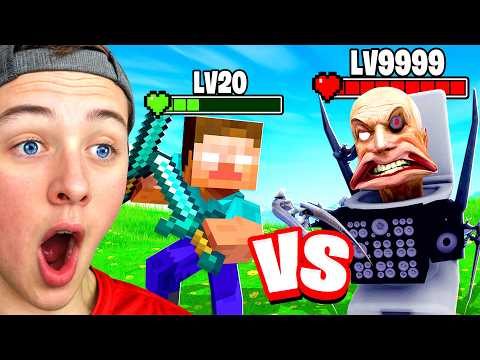 MINECRAFT vs. SKIBIDI TOILET Power Level Comparisons