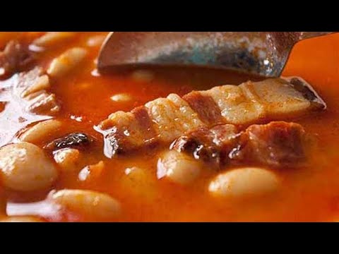 Pasulj na JNA nacin sa dimljenom slaninom i mesom -Recept(Army beans with smoked bacon and knuckle)