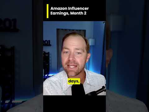 Month Two of Earnings on Amazon Influencer #shorts