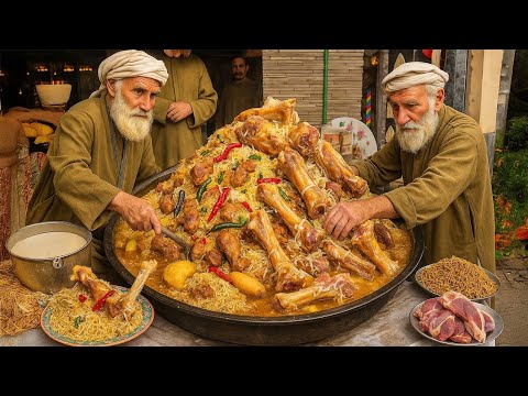 The Most Famous Biryani Street Food in Afghanistan| Biryani | Roasted chicken | Street food