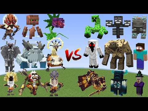 I Morphed into All Mowzie’s Mobs VS the Strongest Bosses in Minecraft