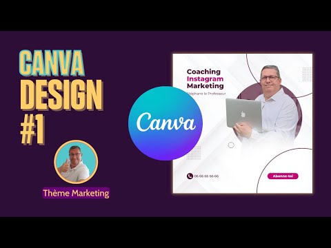 Comment créer un DESIGN avec CANVA #1