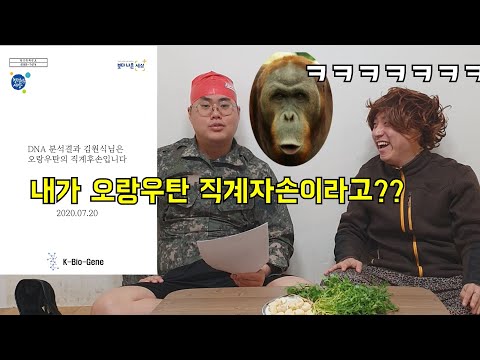 (몰카)유전자검사결과 조상이 오랑우탄이라면?