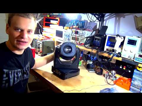 Moving Head Lighting REVIEW &amp; Teardown (Shehds LED &amp; Spot 100W)