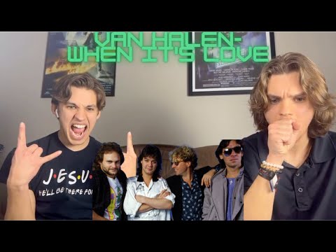 Twins React To Van Halen- When It's Love!!!!