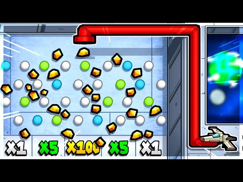 I turned asteroids into plinko pieces