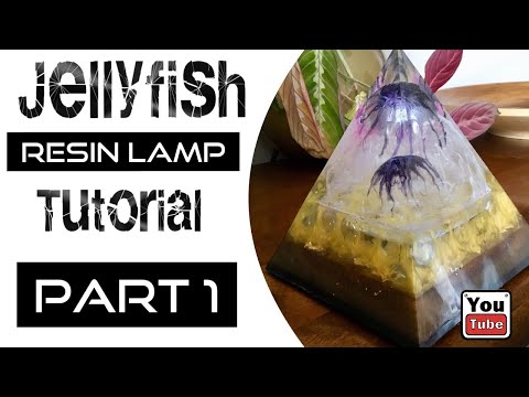 Jellyfish Resin Pyramid Lamp Tutorial Part 1