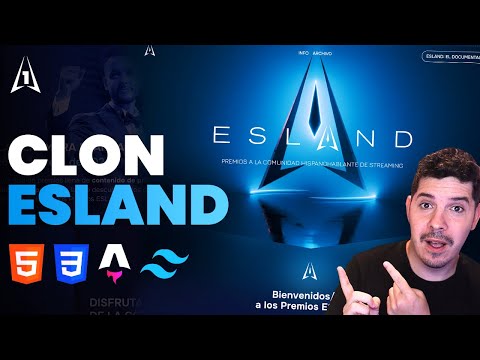 Creando el Sitio Web de los PREMIOS ESLAND - HTML, CSS, Astro y TailwindCSS (Educativo)