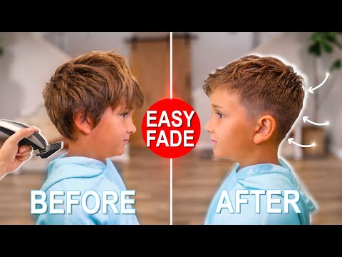 Easy Boys Haircut Fade Tutorial | Step by Step