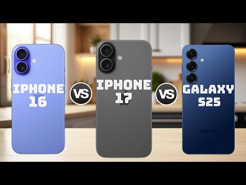 iPhone 16 vs iPhone 17 vs Samsung Galaxy S25 – Full Comparison (Camera, Performance & Battery Life)