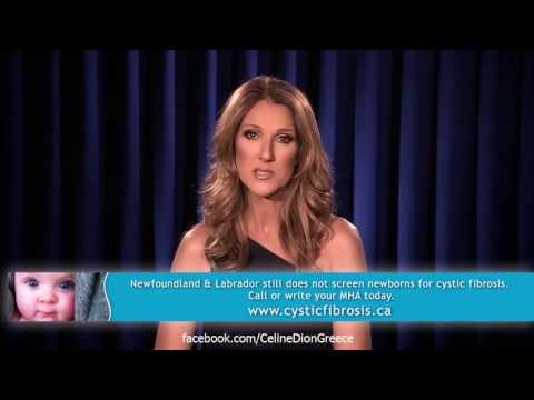 Celine Dion - Message for Cystic Fibrosis Awareness Month 1/5/2013