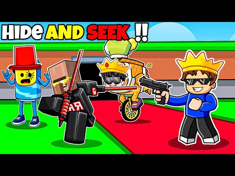 Hide And Seek Challenge With Rich Villager In Steal A Brainrot Roblox!