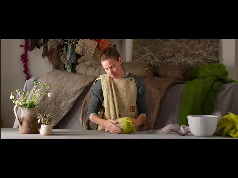 AMUSE Wet Felting Tutorial | How to Felt a Pot Cover | Kako spolstiti ovoj za lonček