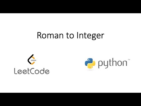 Leetcode - Roman to Integer (Python)