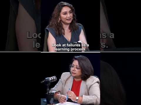 Madhuri Dixit opens up about the lessons she gives her sons about failure #shorts