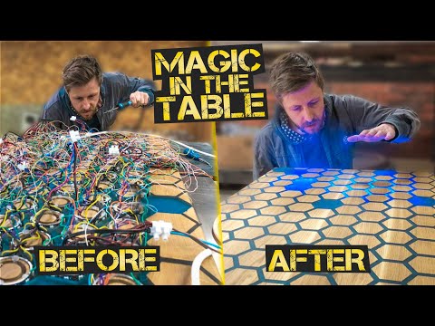 A Smart Table of Epoxy Resin using the Wattsan CNC machine